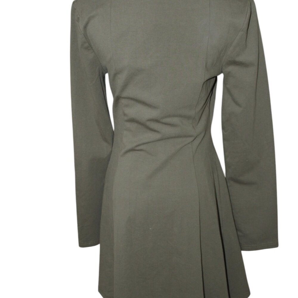 Rihoas Square Neck Mini Button Down Dress Size S Small NWT's Vintage Style - Picture 8 of 11